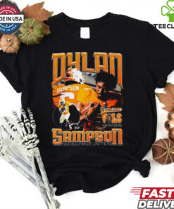 Official Dylan Sampson Tennessee Vols Record Holder Most Rushing Touchdowns In A Season Vintage Icon Signature t shirt