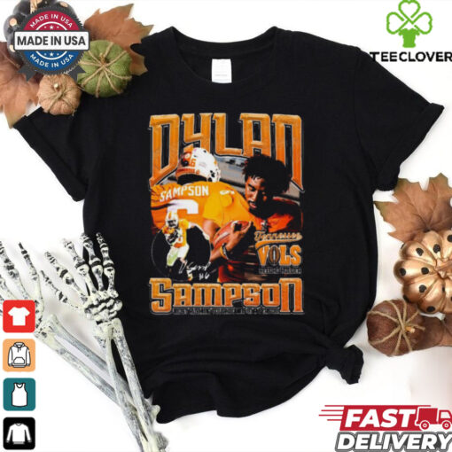 Official Dylan Sampson Tennessee Vols Record Holder Most Rushing Touchdowns In A Season Vintage Icon Signature t shirt