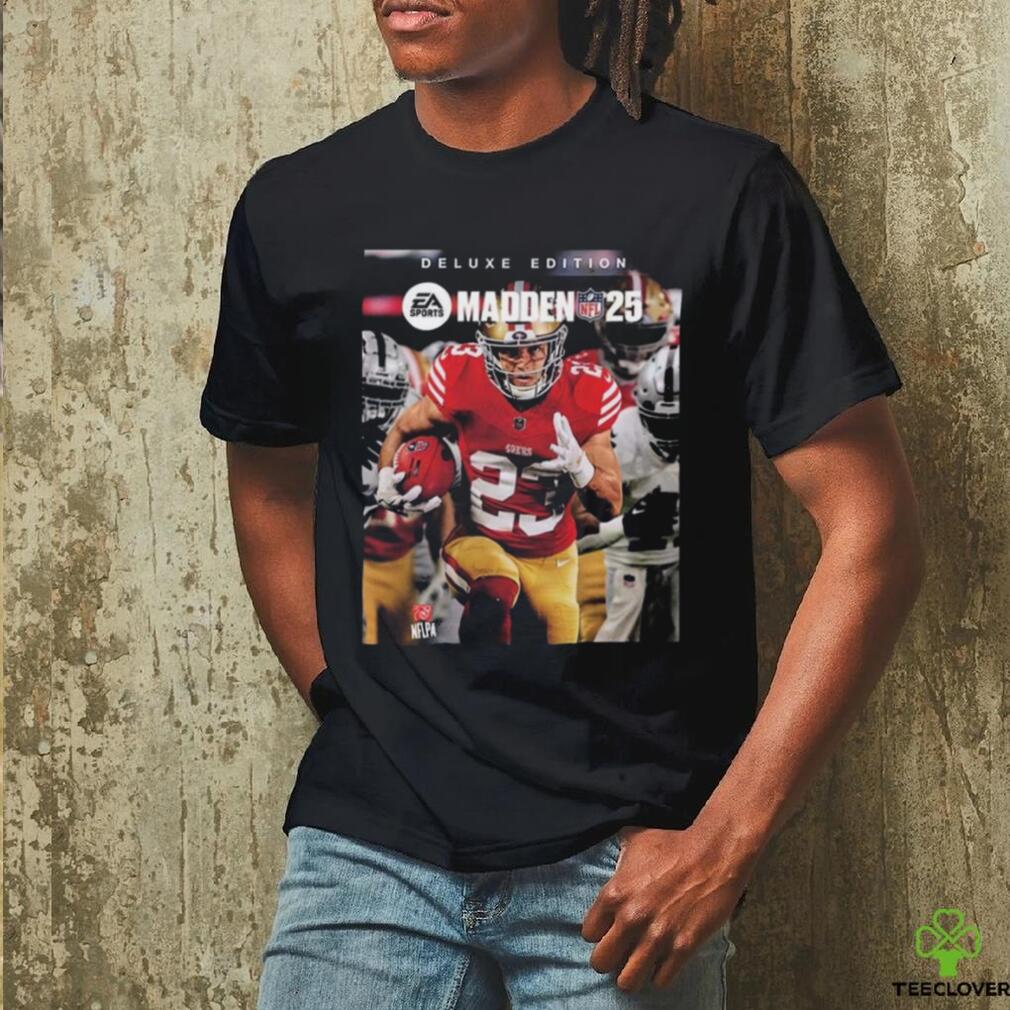Official EA Sports Madden NFL 25 Deluxe Edition Cover Athlete Christian McCaffrey From 49Ers Classic T Shirt Official EA Sports Madden NFL 25 Deluxe Edition Cover Athlete Christian McCaffrey From 49Ers Classic T Shirt