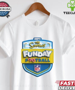 Official ESPN The Simpsons Funday NFL Football 2024 Logo T shirt
