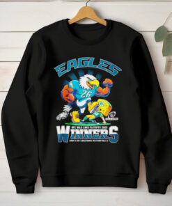 Official Eagles 2025 NFC Wild Card Playoffs Winners mascot shirt