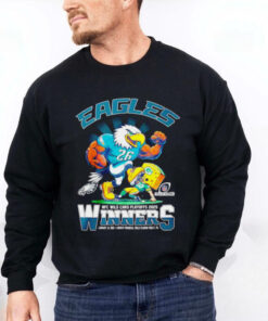 Official Eagles 2025 NFC Wild Card Playoffs Winners mascot shirt