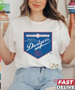 Official Ebbets Field World Champions Brooklyn MLB Los Angeles Dodgers 1995 t shirt 1 Official Ebbets Field World Champions Brooklyn MLB Los Angeles Dodgers 1995 t shirt