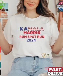 Official Election Run Spot Run Donald Trump Debate 2024 Kamala T Shirt