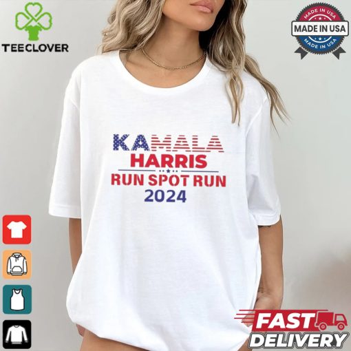 Official Election Run Spot Run Donald Trump Debate 2024 Kamala T Shirt
