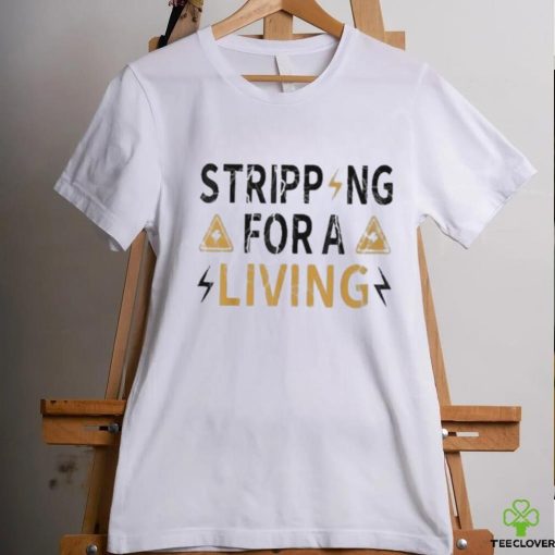 Official Electrical Stripping Living Electrician Shirt