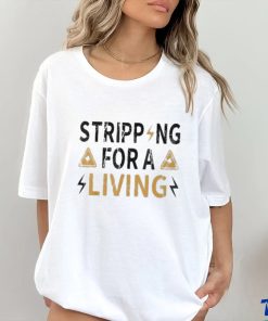 Official Electrical Stripping Living Electrician Shirt