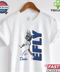 Official Eli Pancol Duke Blue Devils Football EFLY Signature t shirt