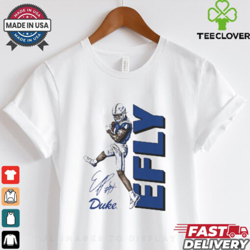 Official Eli Pancol Duke Blue Devils Football EFLY Signature t shirt