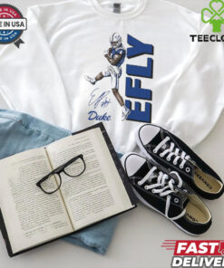 Official Eli Pancol Duke Blue Devils Football EFLY Signature t shirt