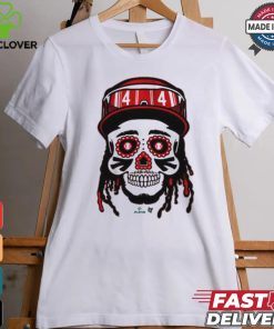 Official Elly De La Cruz Sugar Skull Cincinnati Reds t shirt 1 Official Elly De La Cruz Sugar Skull Cincinnati Reds t shirt