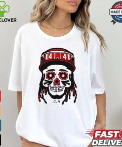 Official Elly De La Cruz Sugar Skull Cincinnati Reds t shirt 2 Official Elly De La Cruz Sugar Skull Cincinnati Reds t shirt
