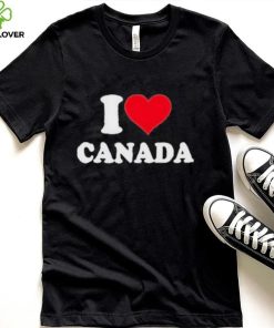 Official Elon Musk Wears I Love Canada Shirt