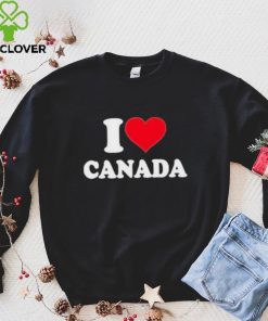 Official Elon Musk Wears I Love Canada Shirt