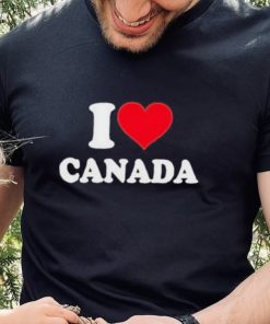 Official Elon Musk Wears I Love Canada Shirt