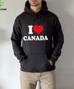 Official Elon Musk Wears I Love Canada Shirt