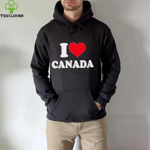 Official Elon Musk Wears I Love Canada Shirt