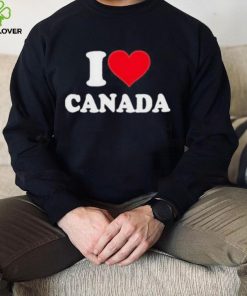 Official Elon Musk Wears I Love Canada Shirt