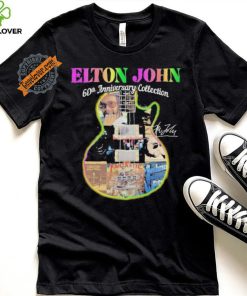 Official Elton John 60th Anniversary Collection Signature shirt