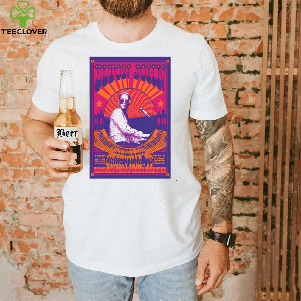Official Elton John Nashville 2022 Poster, October 2nd, Live In Concert Nissan Stadium Tennessee Shirt