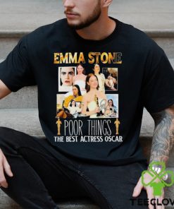 Official Emma Stone Poor Things The Best Actress Oscar Signature hoodie, sweater, longsleeve, shirt v-neck, t-shirt