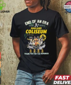 Official End Of An Era 1968 2024 Oakland Coliseum Thank You For The Memories T Shirt