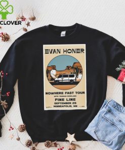 Official Evan Honer Sep 29 2024 Fine Line in Minneapolis MN Poster Shirt