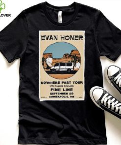 Official Evan Honer Sep 29 2024 Fine Line in Minneapolis MN Poster Shirt