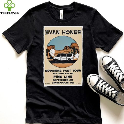 Official Evan Honer Sep 29 2024 Fine Line in Minneapolis MN Poster Shirt