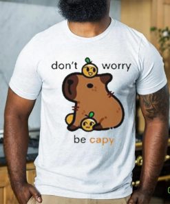 Official Eveoart Don’t Worry Be Capy painting t shirt