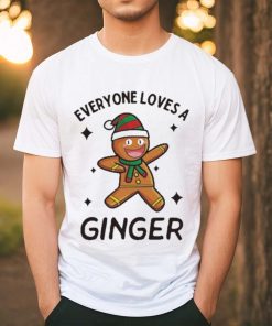 Official Everyone loves a ginger Christmas T shirt