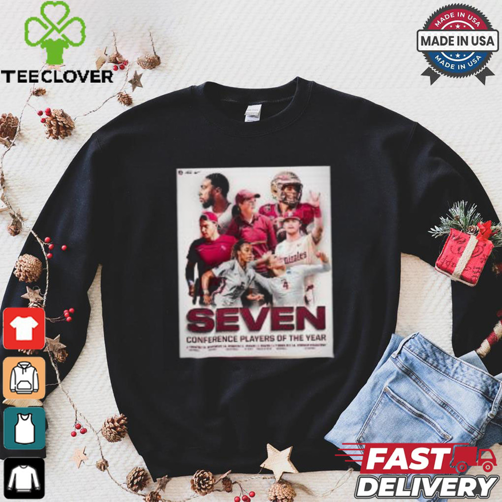 Official FSU Seminoles 2023 – 24 Seven Conference Players Of The Year shirt Official FSU Seminoles 2023 – 24 Seven Conference Players Of The Year shirt