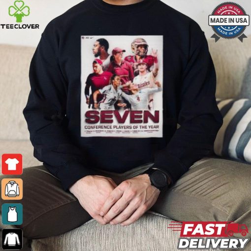 Official FSU Seminoles 2023 – 24 Seven Conference Players Of The Year shirt
