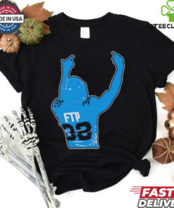 Official FTP 32 Brian Branch Detroit Lions NFL t shirt