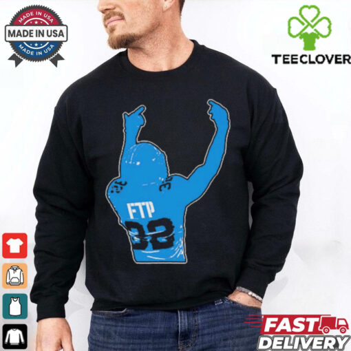 Official FTP 32 Brian Branch Detroit Lions NFL t shirt