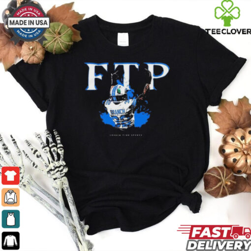 Official FTP Brian Branch Detroit Lions NFL Crunch Time Sports t shirt