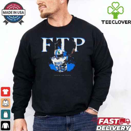Official FTP Brian Branch Detroit Lions NFL Crunch Time Sports t shirt