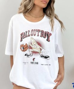 Official Fall Out Boy X Portland Trail Blazers Fanatics Branded So Much For (2Our) Dust New T Shirt