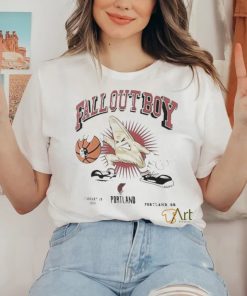 Official Fall Out Boy X Portland Trail Blazers Fanatics Branded So Much For (2Our) Dust New T Shirt