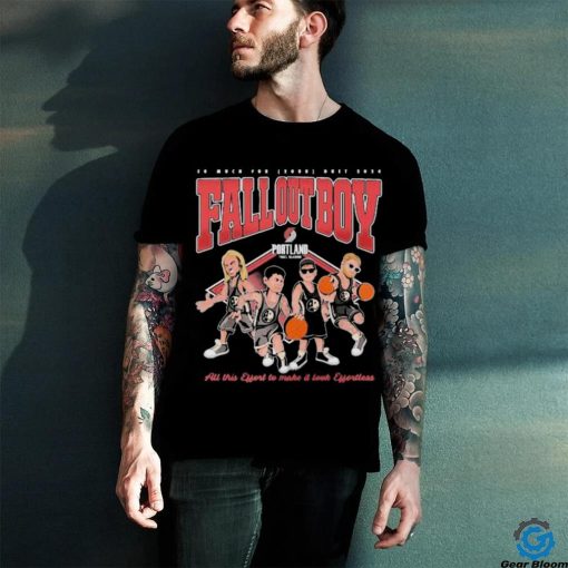 Official Fall Out Boy x Portland Trail Blazers Unisex So Much T shirt
