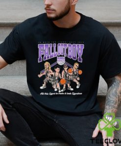 Official Fall Out Boy x Sacramento Kings Limited Edition Shirt