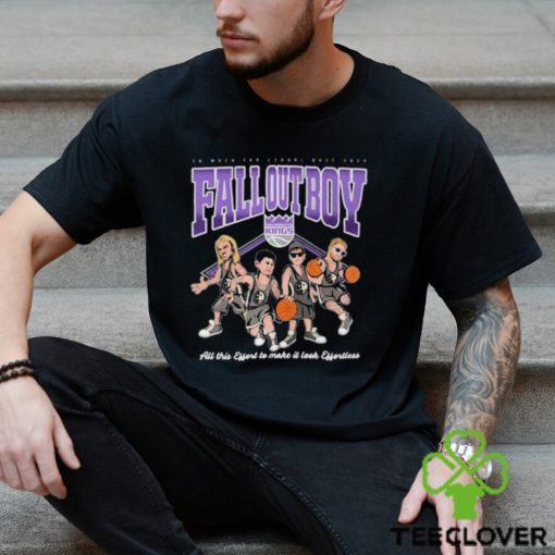 Official Fall Out Boy x Sacramento Kings Limited Edition Shirt