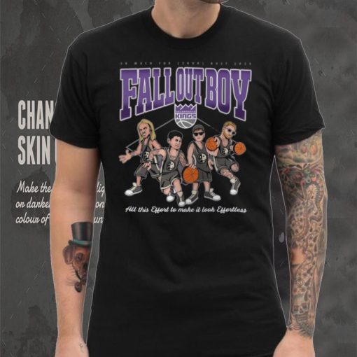 Official Fall Out Boy x Sacramento Kings So Much For (2our) Dust Shirt
