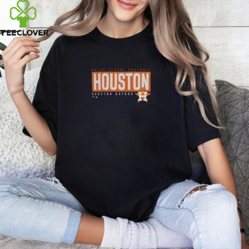 Official Fanatics Branded Navy Houston Astros Blocked Out Tee Shirt