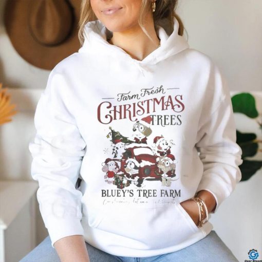 Official Farm Fresh Christmas Trees Bluey Tree Farm Shirt