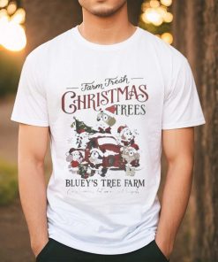 Official Farm Fresh Christmas Trees Bluey Tree Farm Shirt