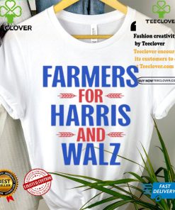 Official Farmers For Kamala Harris and Tim Walz 2024 USA T Shirt