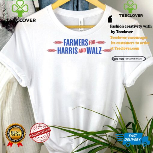 Official Farmers For Kamala Harris and Tim Walz T Shirt