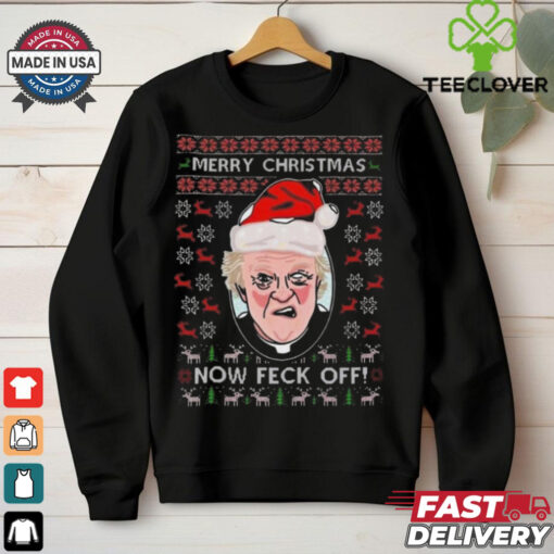 Official Father Jack Now Feck Off Ugly Christmas 2024 Shirt