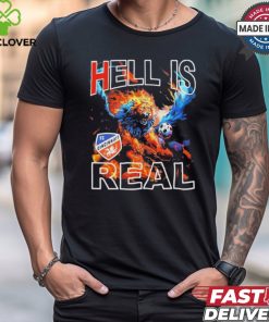 Official Fc cincinnatI hell is real firey pursuit T shirt